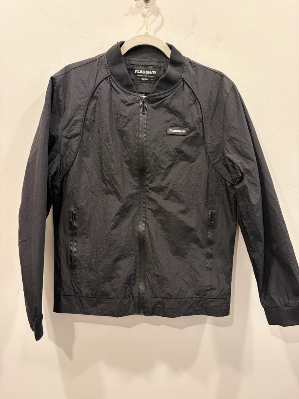 Men's Black Lightweight Bomber Jacket